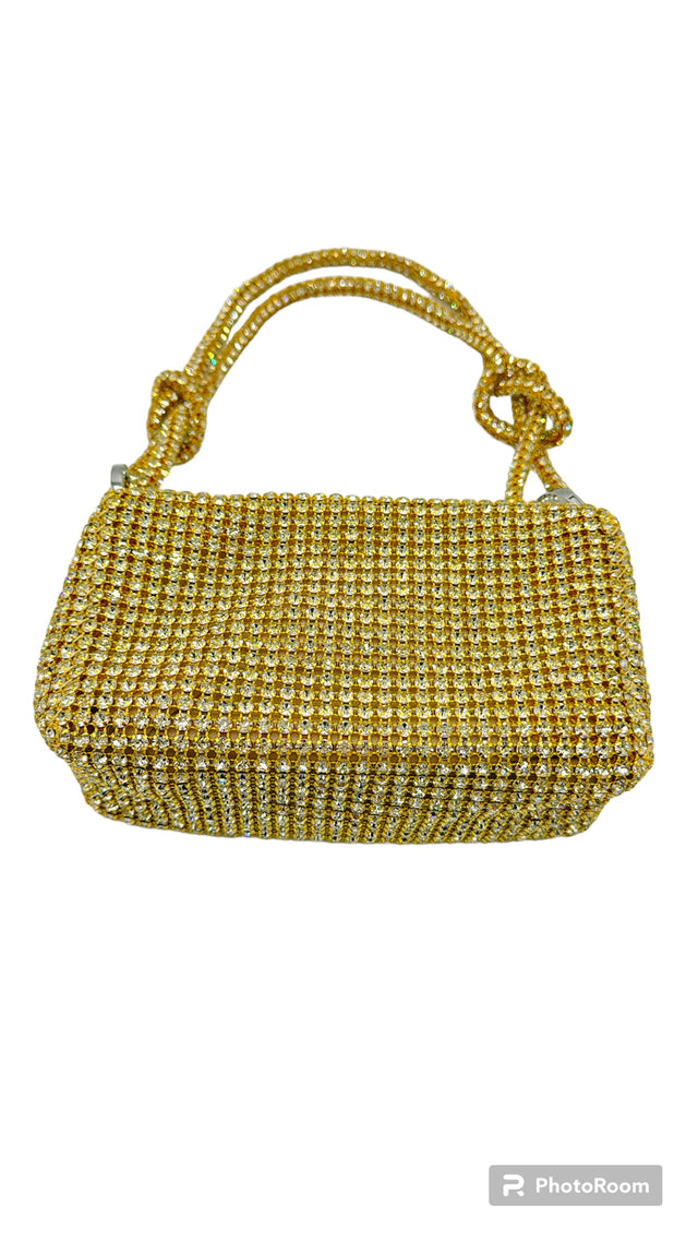 Stella disco bag in gold