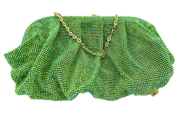 Lime Green Bella Evening Clutch Bag