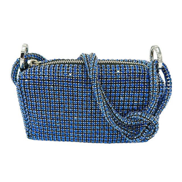 Stella Disco Bag in Navy Blue