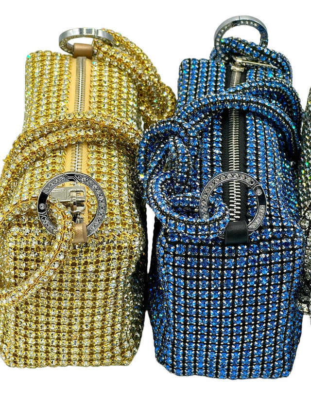 Stella Disco Bag in Navy Blue