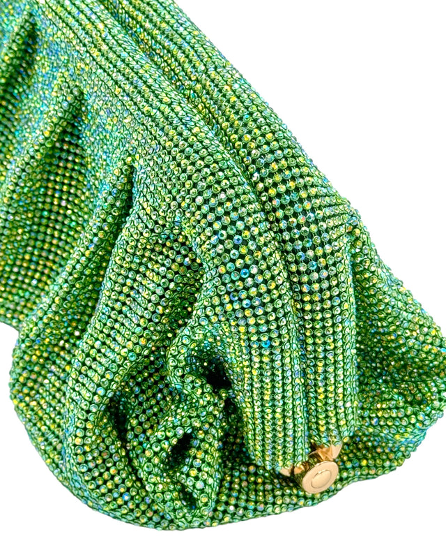 Lime Green Bella Evening Clutch Bag