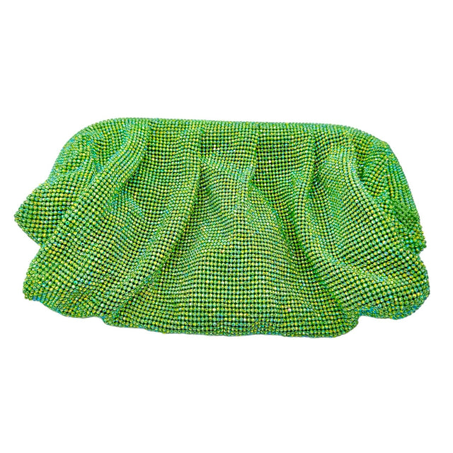 Lime Green Bella Evening Clutch Bag