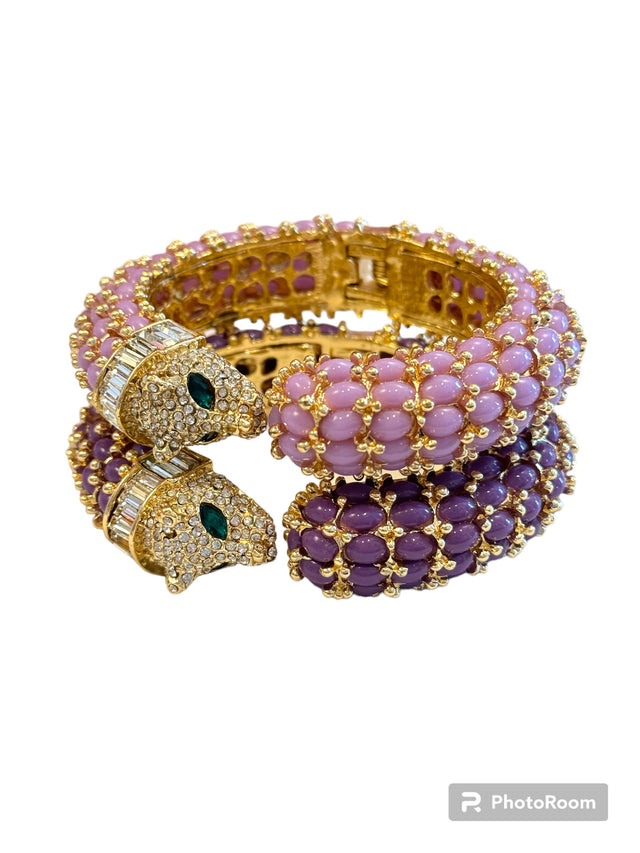 Panther Cuff in Purple