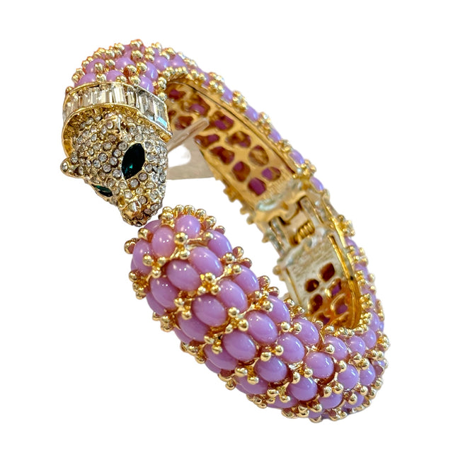 Panther Cuff in Light Purple
