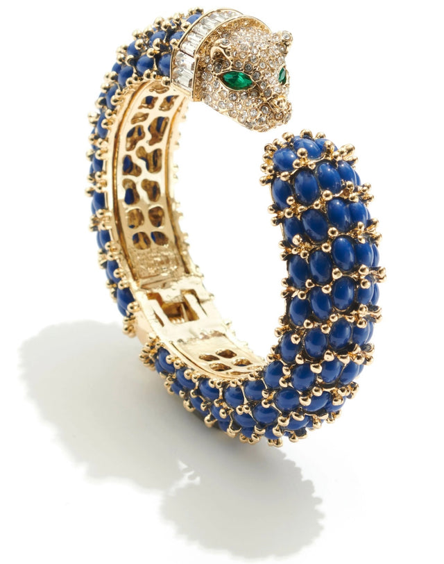 Panther Cuff in Royal Blue