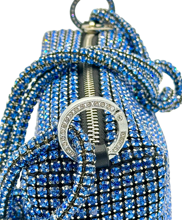 Stella Disco Bag in Navy Blue