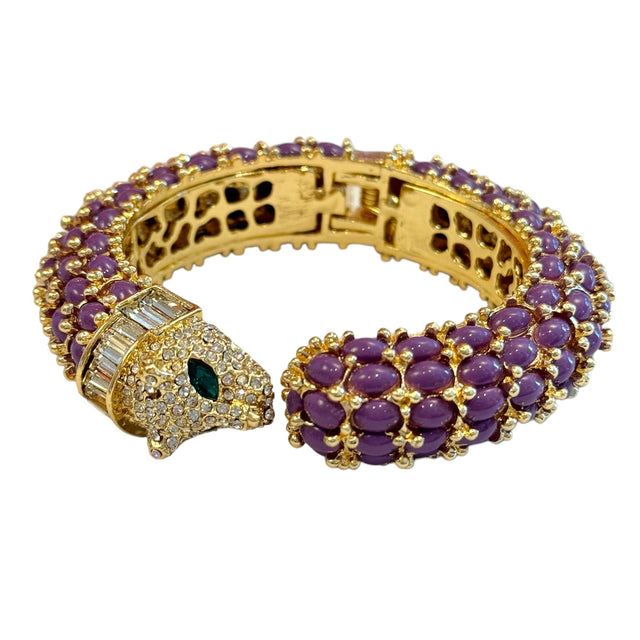 Panther Cuff in Purple