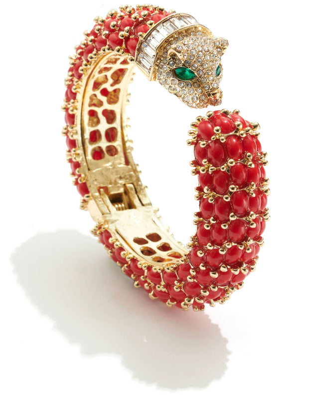 Panther Cuff in Red
