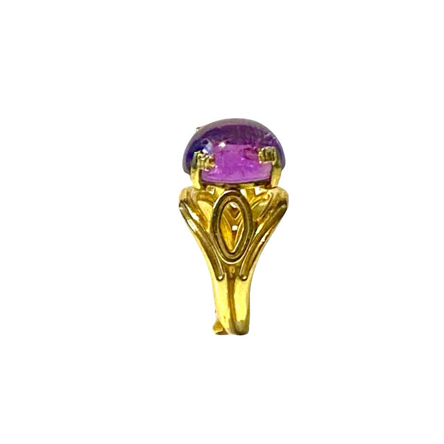 Statement Ring in Amethyst