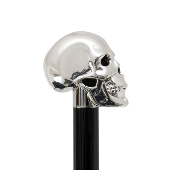 Silver Skull Cane