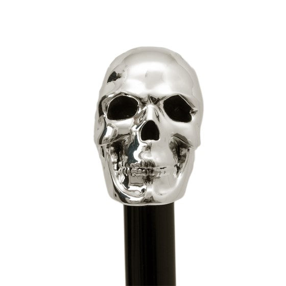 Silver Skull Cane