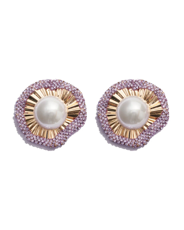 Miuccia Earrings in Purple Lilac color