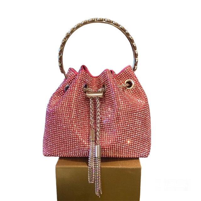 Pink Crystal Barbie bag