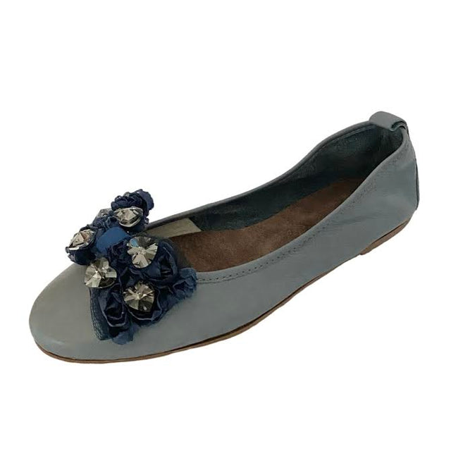 Ballerina Flats in Blue