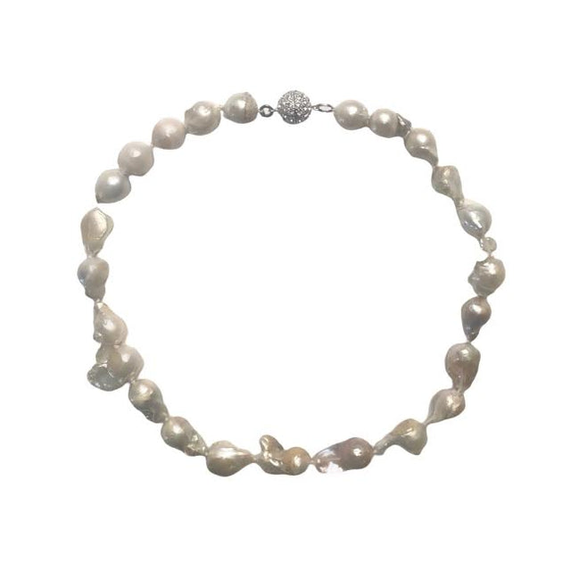 Yelena NY Baroque Pearl Necklace 20in