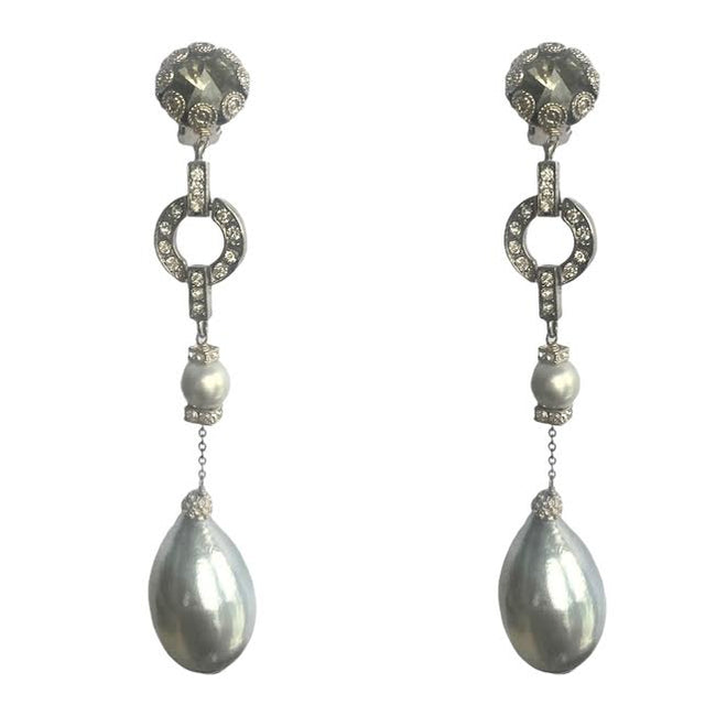 Evening Ball Earrings in Silver II