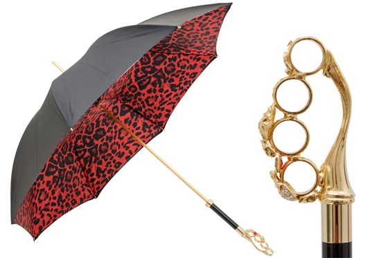 GOLD KNUCKLEDUSTER UMBRELLA