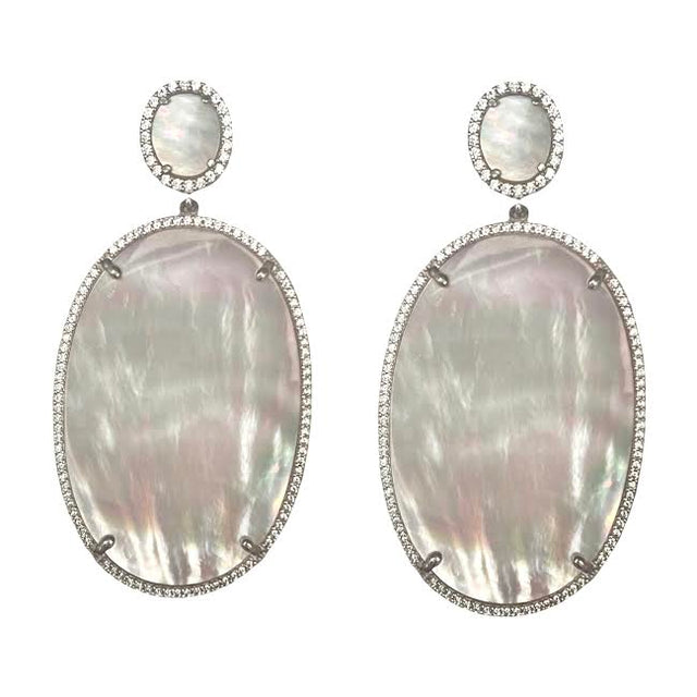 Mother of Pearl Jumbo Earrings