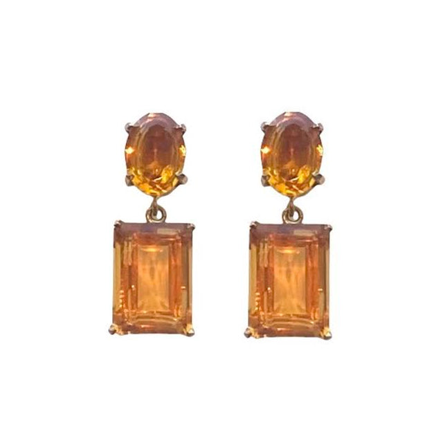 Cognac Colored Earrings