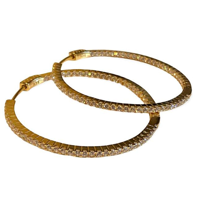 Medium Crystal Earrings