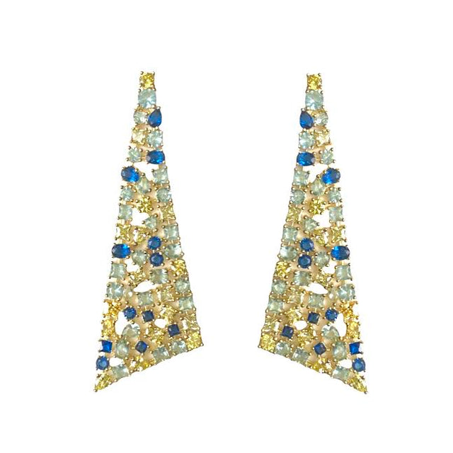 Pyramid Earrings