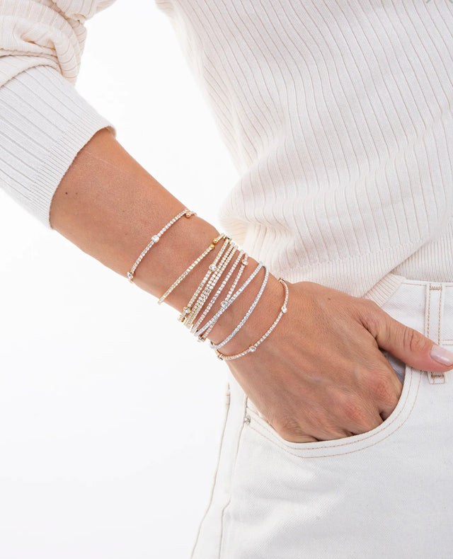 Regina cuff in Silver
