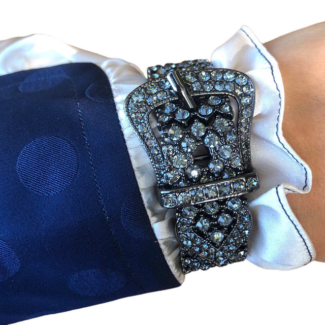 Serafina cuff in Gunmetal