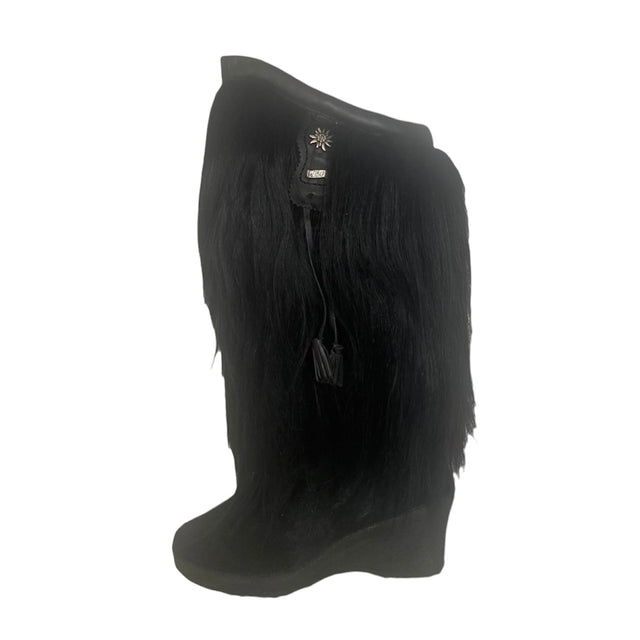 Black Goat Boots