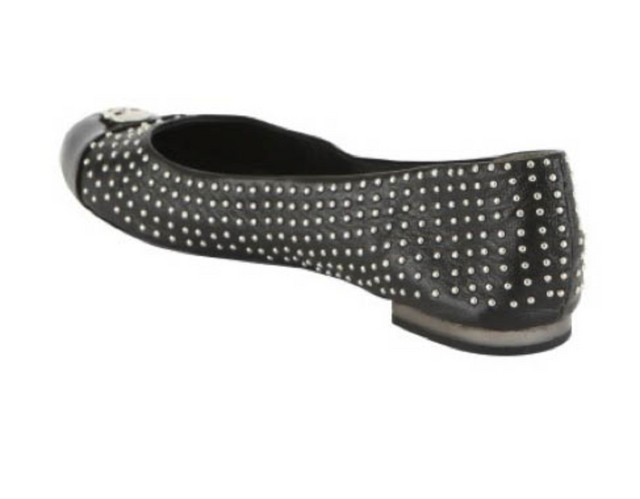 Philipp Plein “Galaxy” Ballerina Flats in Black