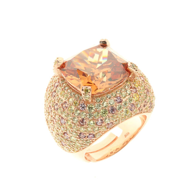 Cocktail Ring in Warm Hues