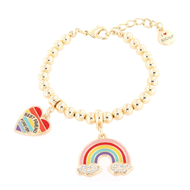 Rainbow Charm Bracelet