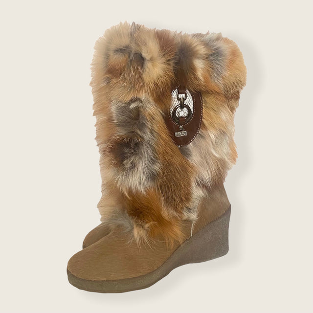 Cognac Fox Boots