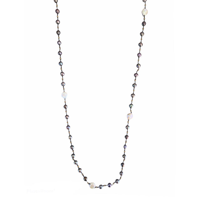 Pearls and Crystal Necklace