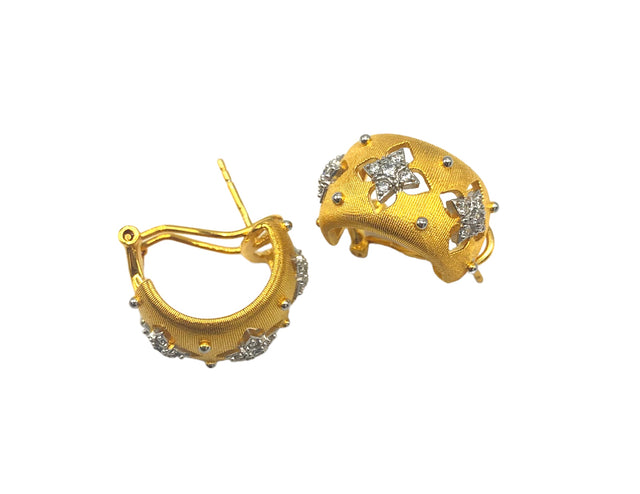 Genoa Design Earrings in Gold