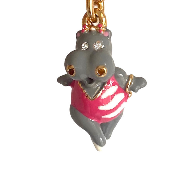 Creart “Dancing Hippo” Charm Bracelet