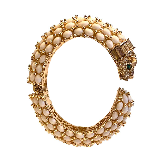 Panther Cuff in White