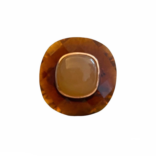Nocturne Ring I in Amber color