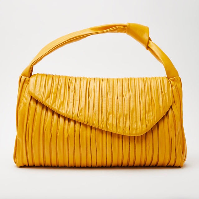 Large Softissima Shoulder Bag in Giallo