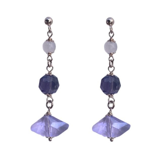 Lilac Drops Capri Earrings