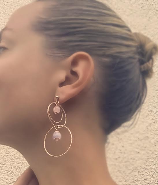 Large Dangle Hopps Earrings II