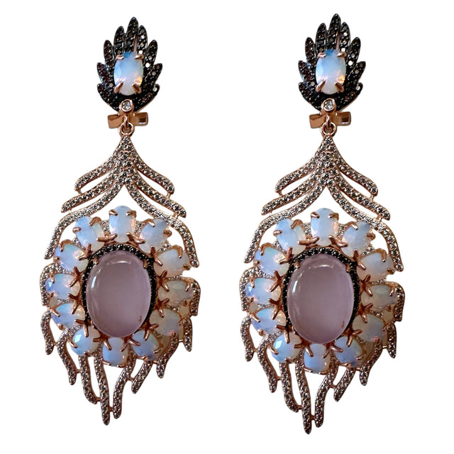 Neutral Opalita earrings