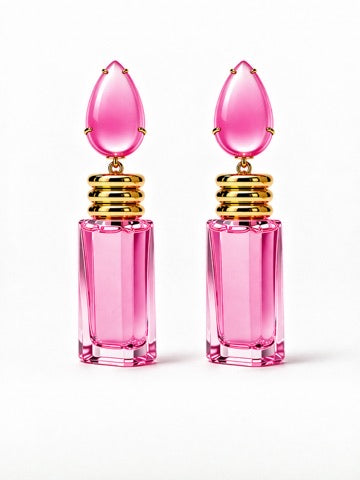 Happy Prism Pink Earrings