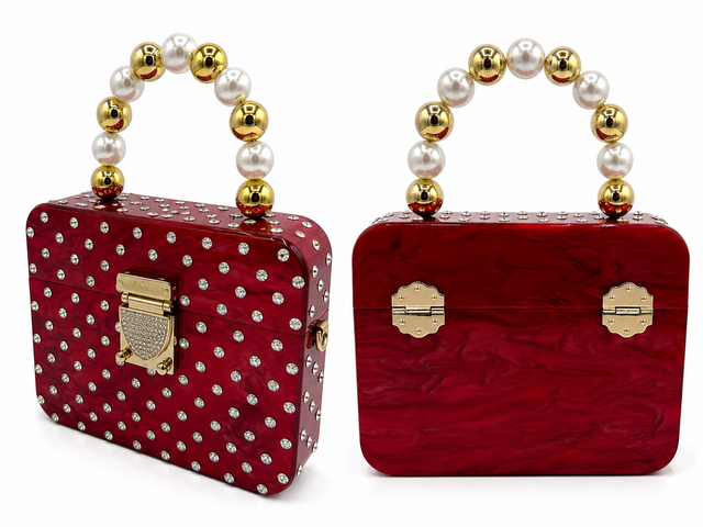 ENCHANT Red Acrylic Bag