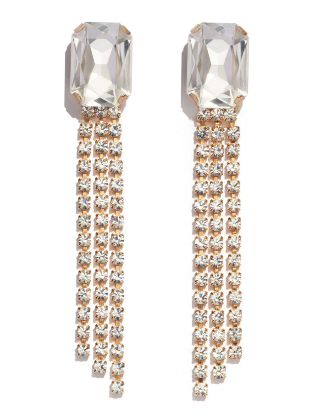 Cascata earrings in Silver