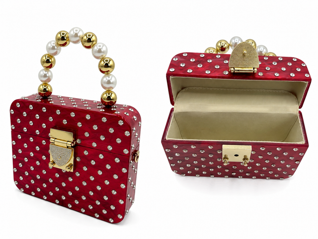 ENCHANT Red Acrylic Bag