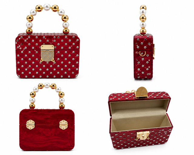 ENCHANT Red Acrylic Bag