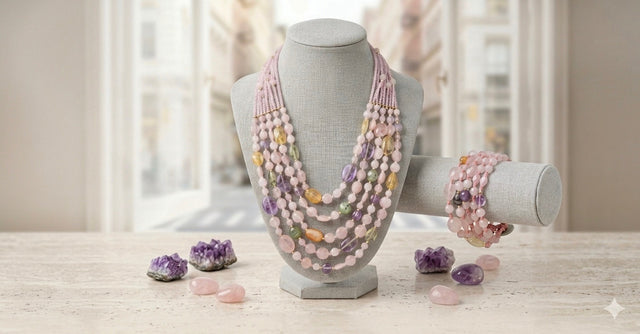 multi-strand statement necklace