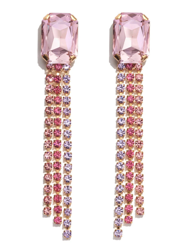 Cascata earrings in Pink
