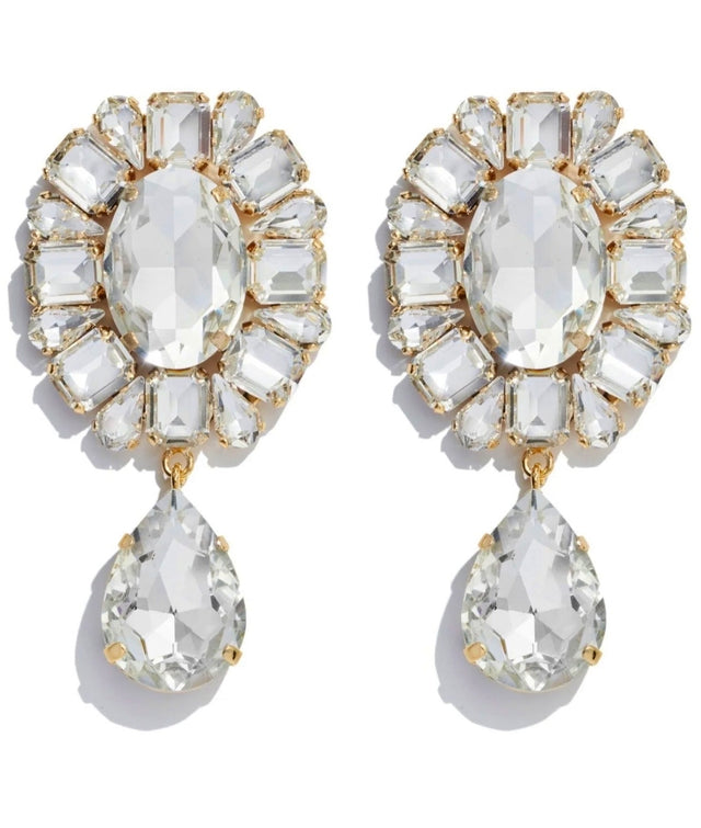 Ilaria Glamour Earrings in White
