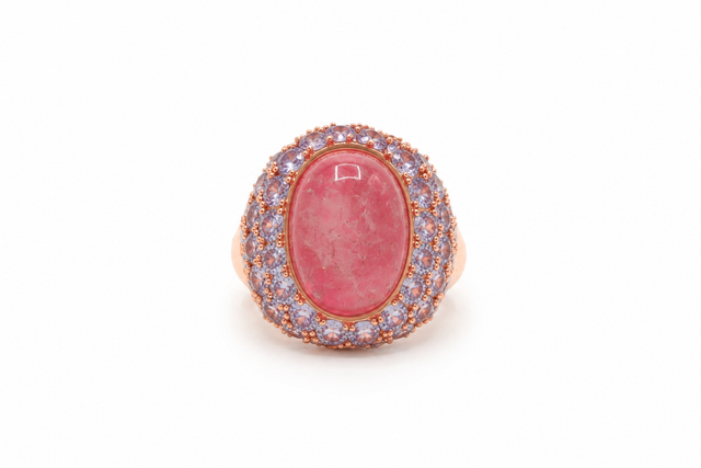 Cocktail Ring in Light Pink